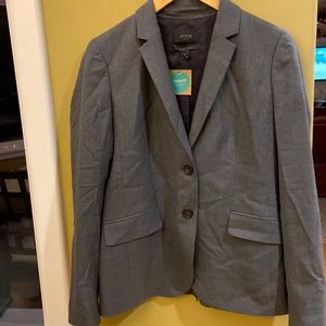 NWT J CREW SUPER 120’S women’s blazer. 100% wool
